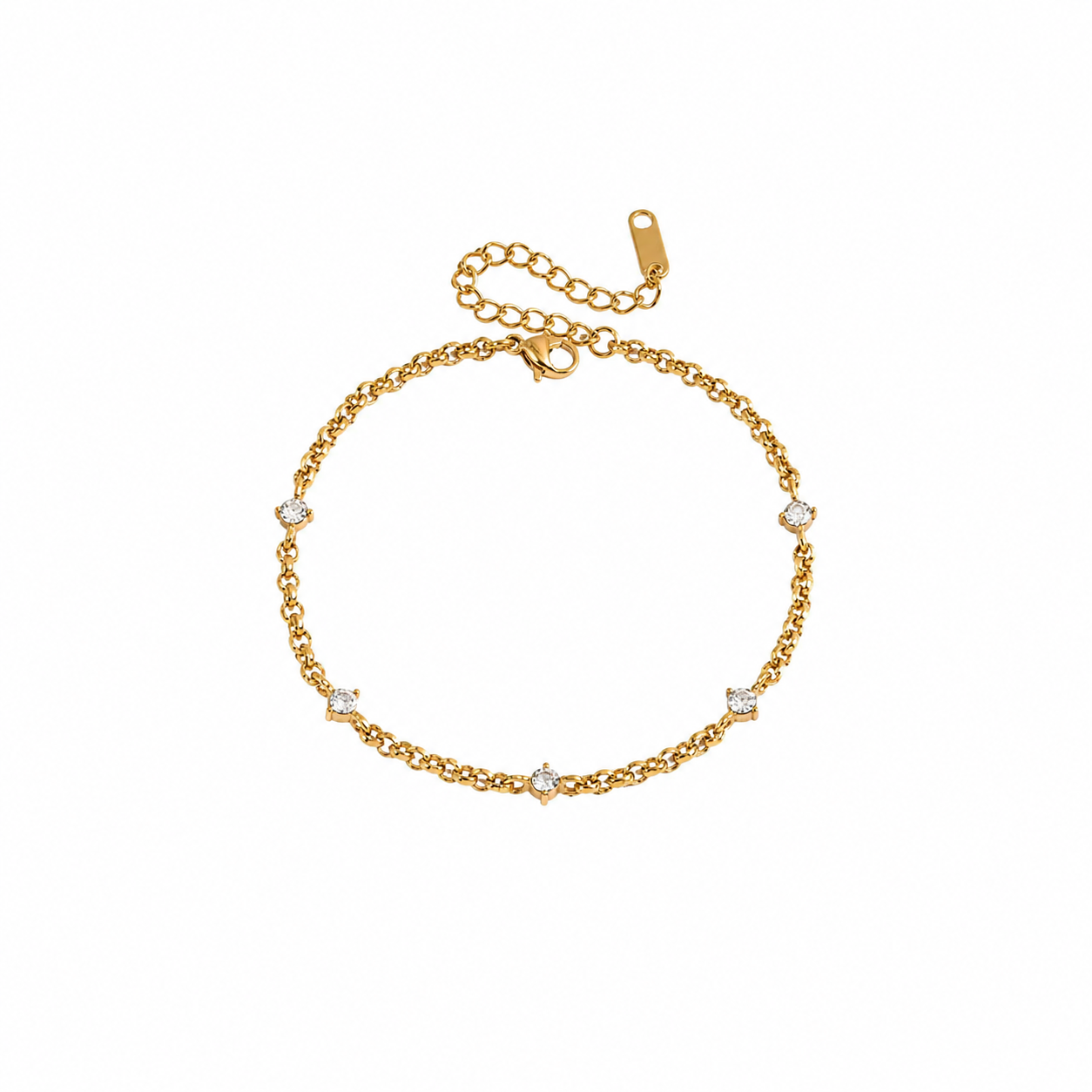 Zaria Gold Dainty Chain Bracelet