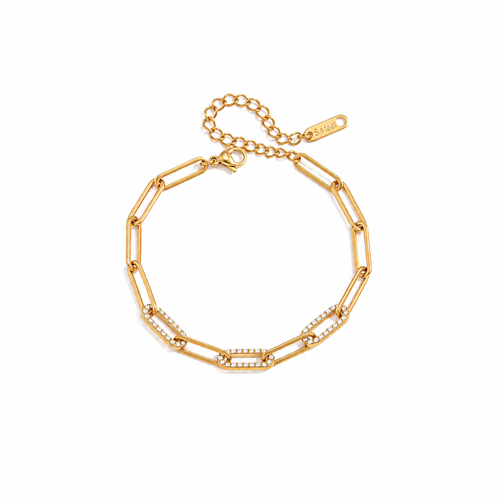 Orielle Gold Chunky Link Bracelet