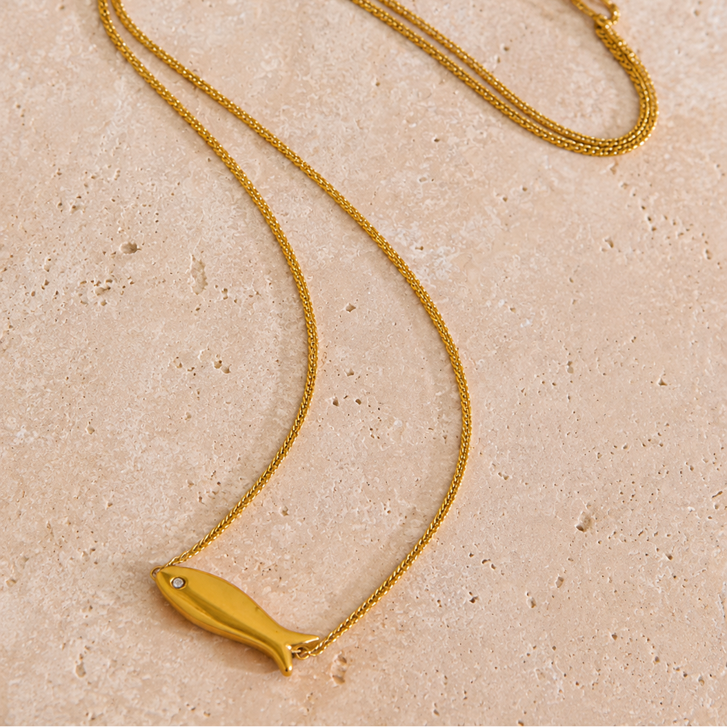 Raina Fish Pendant Necklace