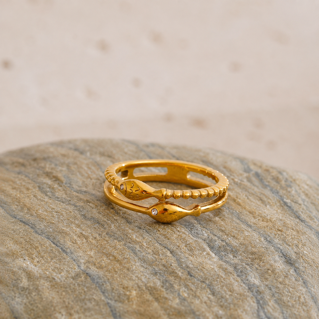 Serena Fish Layered Ring