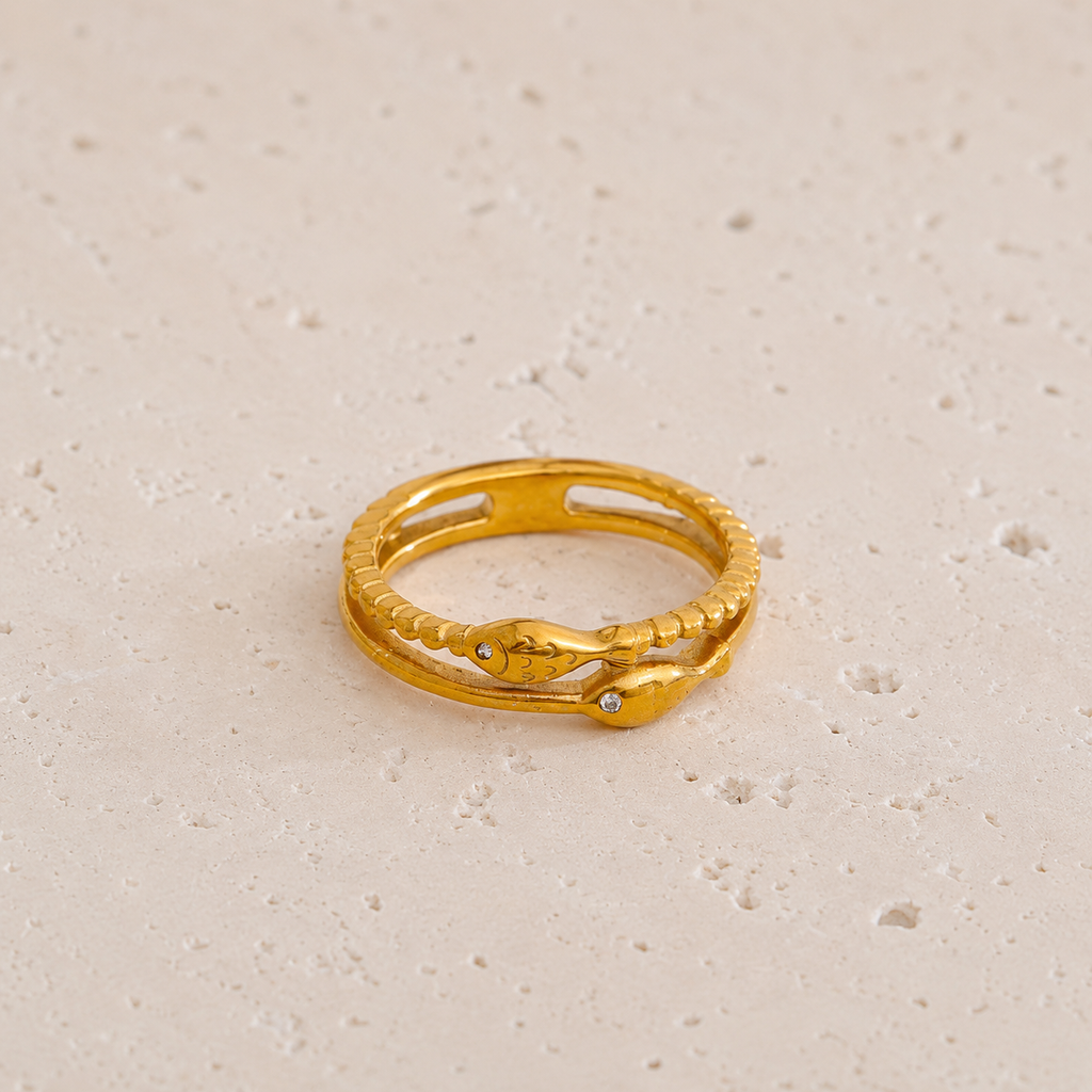 Serena Fish Layered Ring
