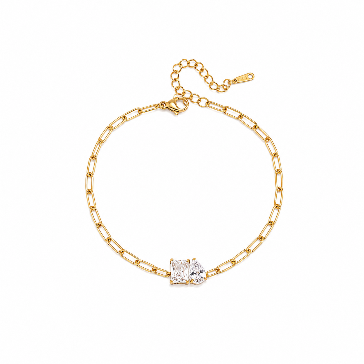 Amara Dual Stone Link Bracelet