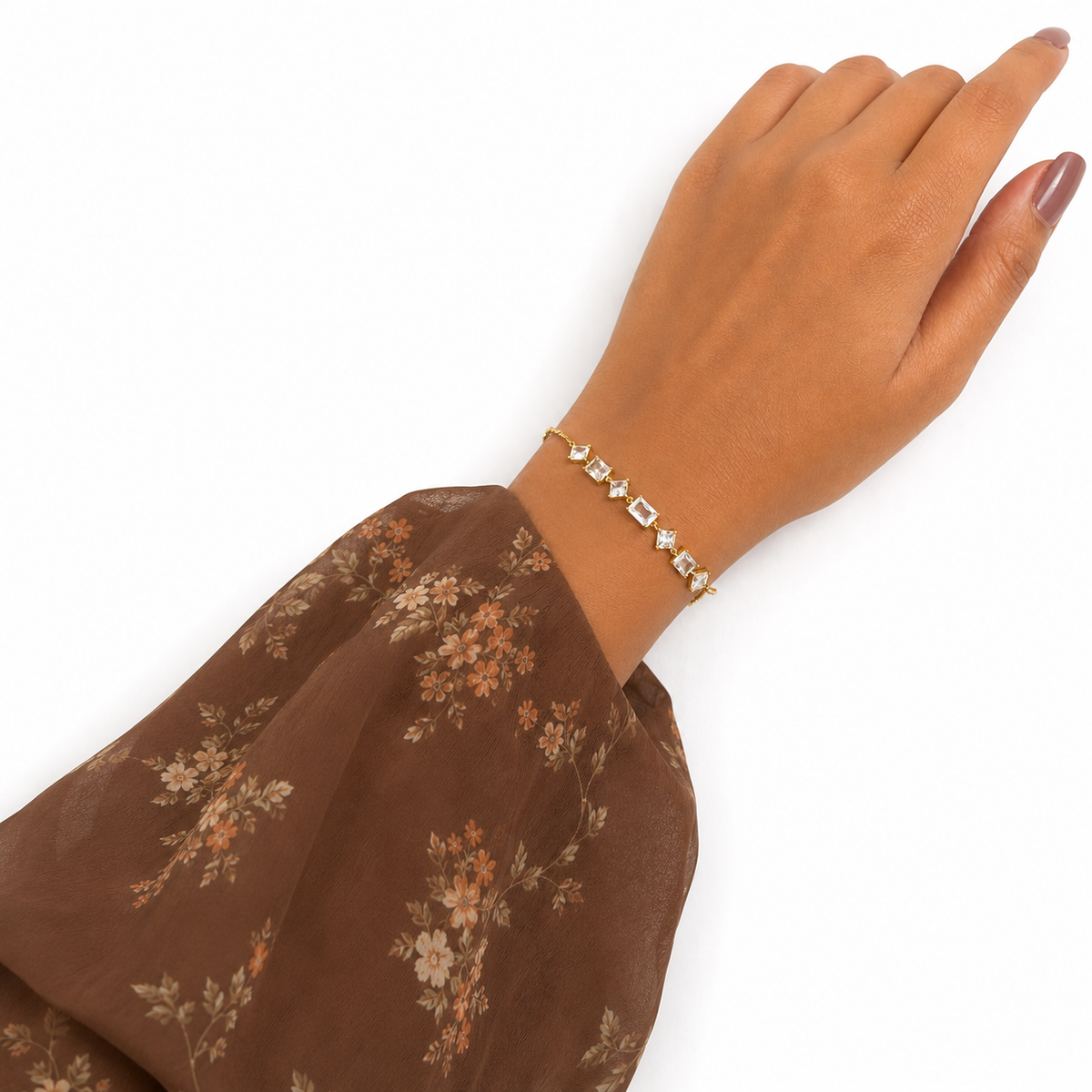 Amara Geometric CZ Bracelet