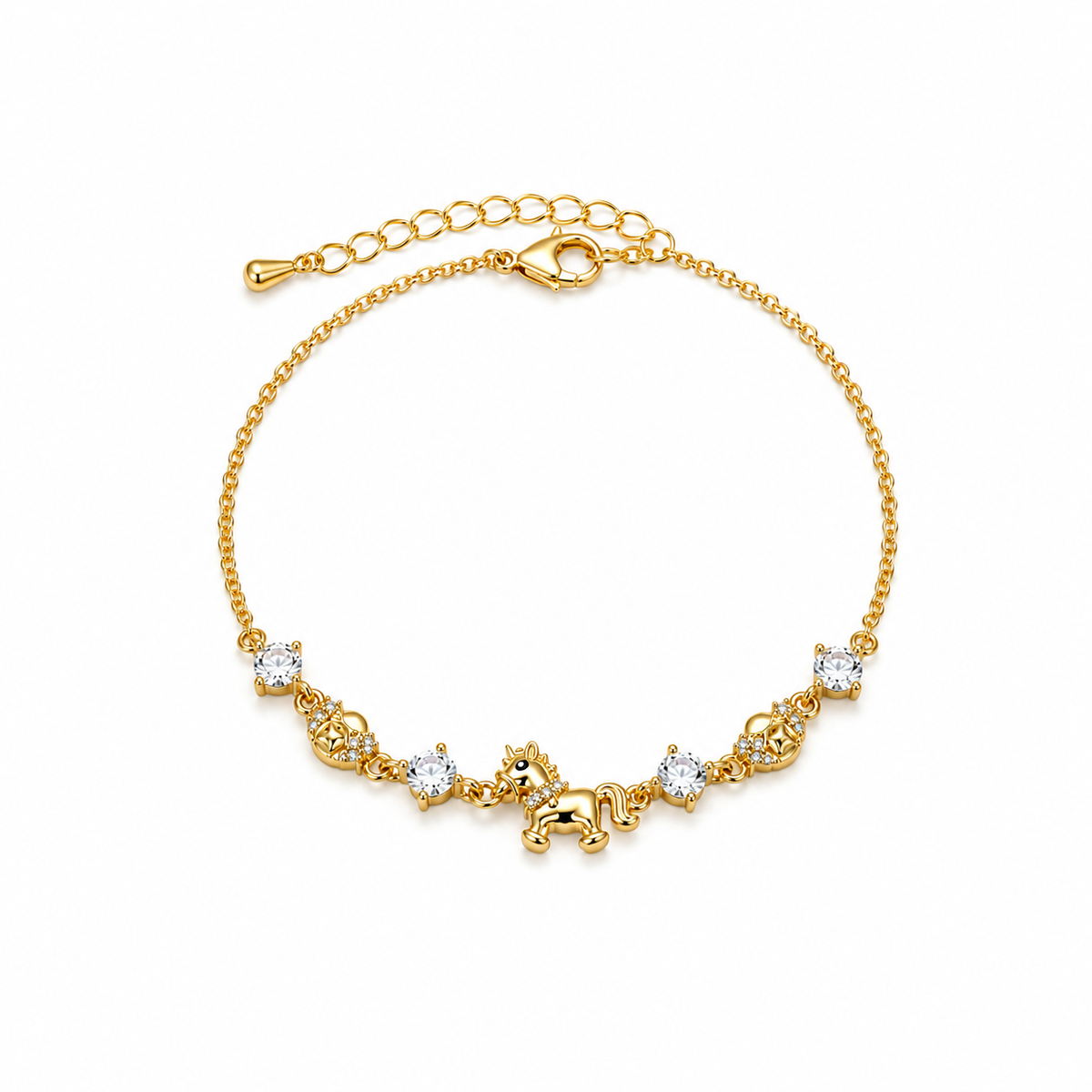 Zoya CZ Horse Statement Bracelet