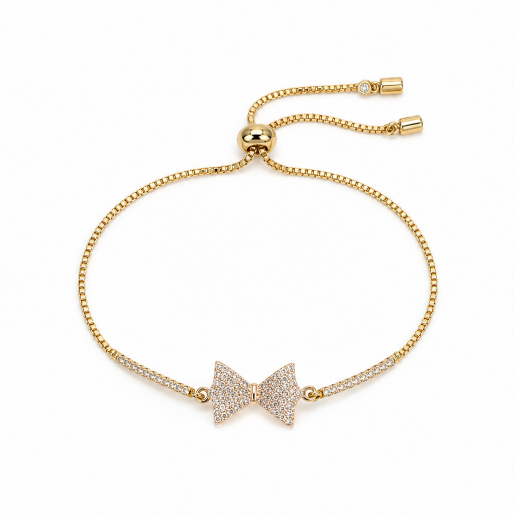 Sophia Dainty Bow Bracelet