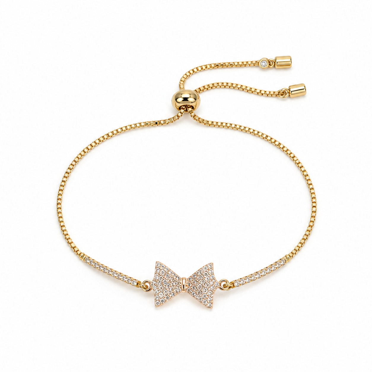 Sophia Dainty Bow Bracelet