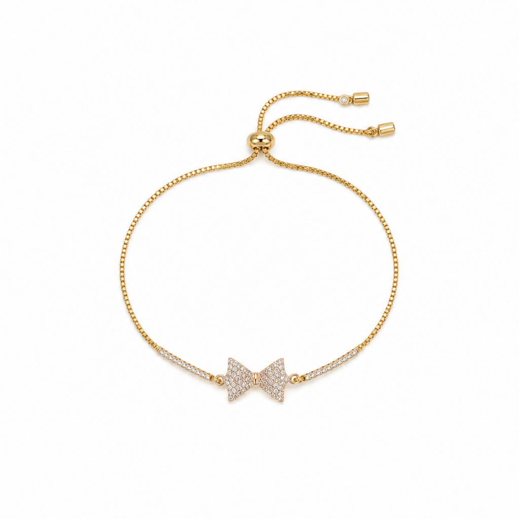 Sophia Dainty Bow Bracelet
