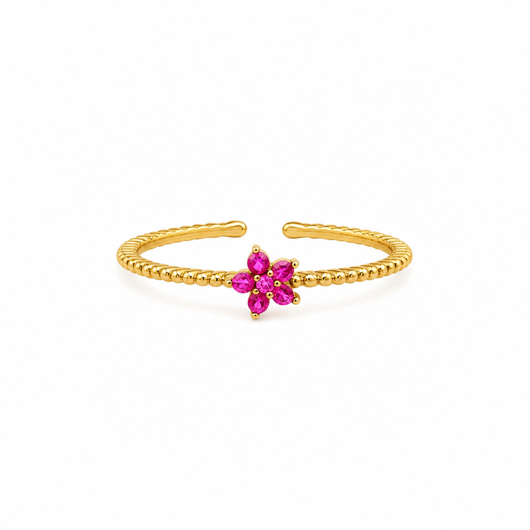Rosalie Pink Blossom Ring