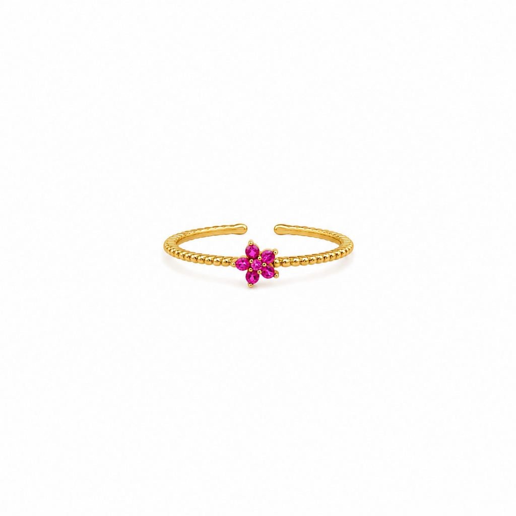 Rosalie Pink Blossom Ring