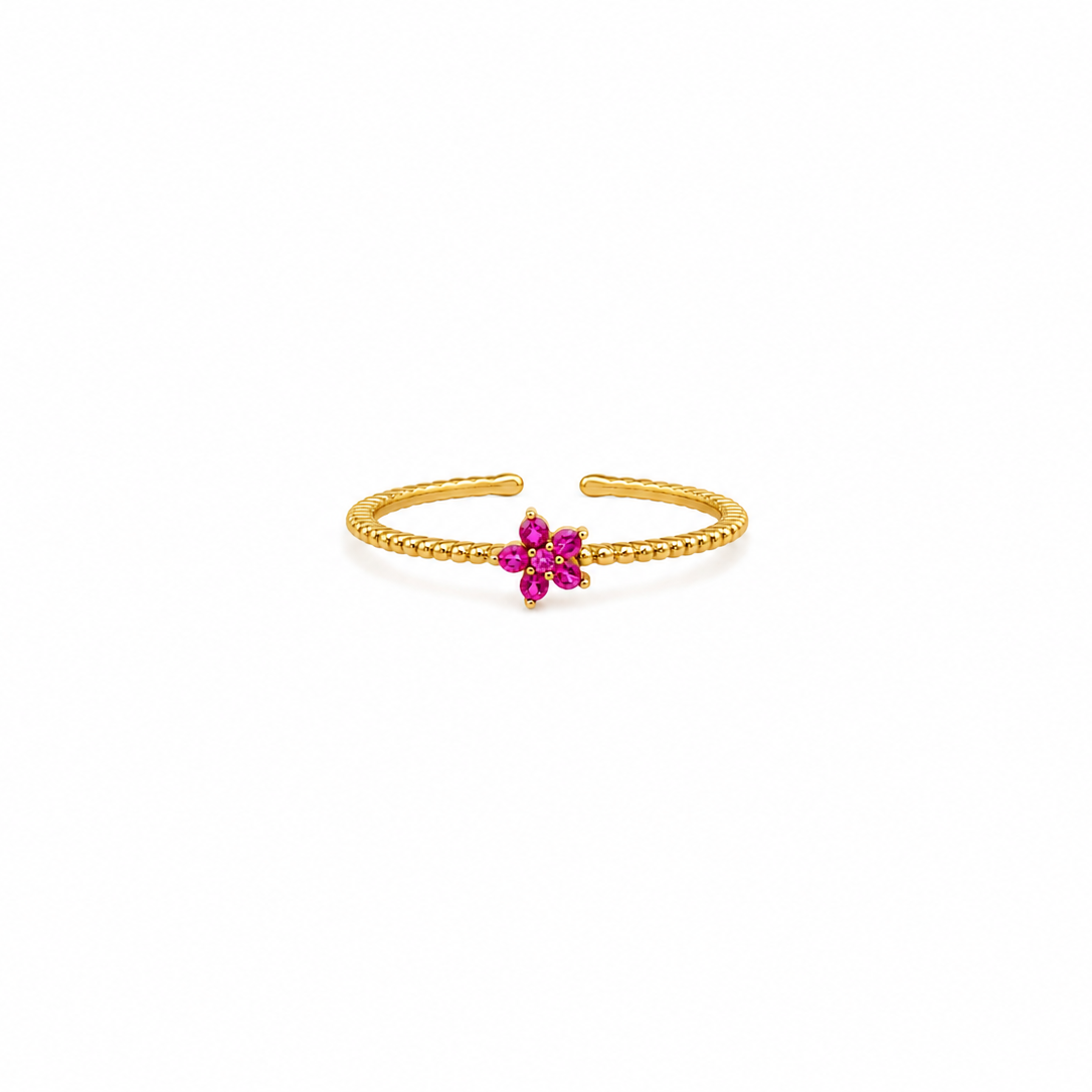 Rosalie Pink Blossom Ring