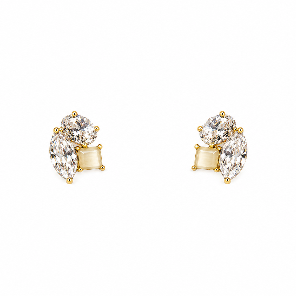 Ariana Statement Stud Earrings