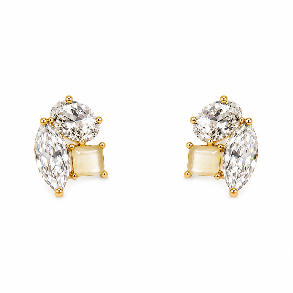 Ariana Statement Stud Earrings