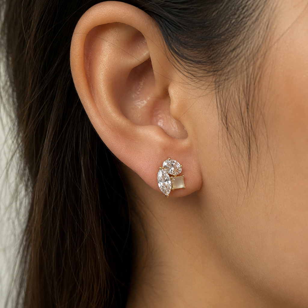 Ariana Statement Stud Earrings