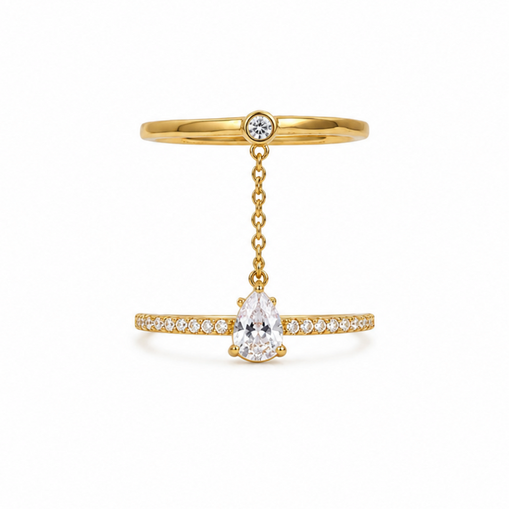 Mia Charm Link Adjustable Ring