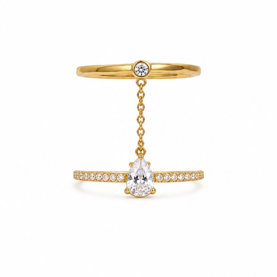 Mia Charm Link Adjustable Ring