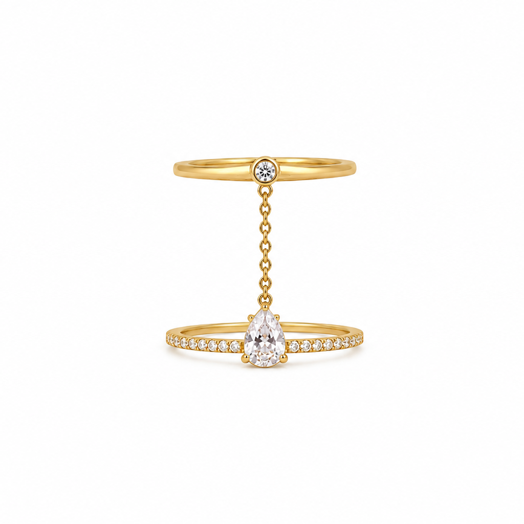 Mia Charm Link Adjustable Ring