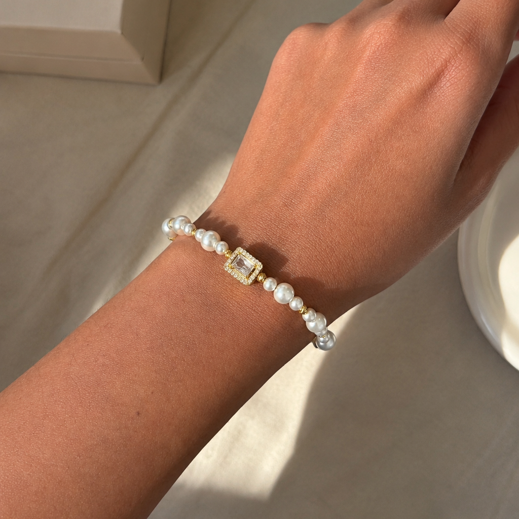 Camille Pearl Luxe Bracelet