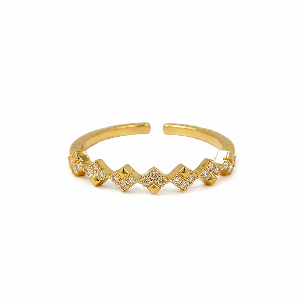 Zaria Geometric Spark Ring