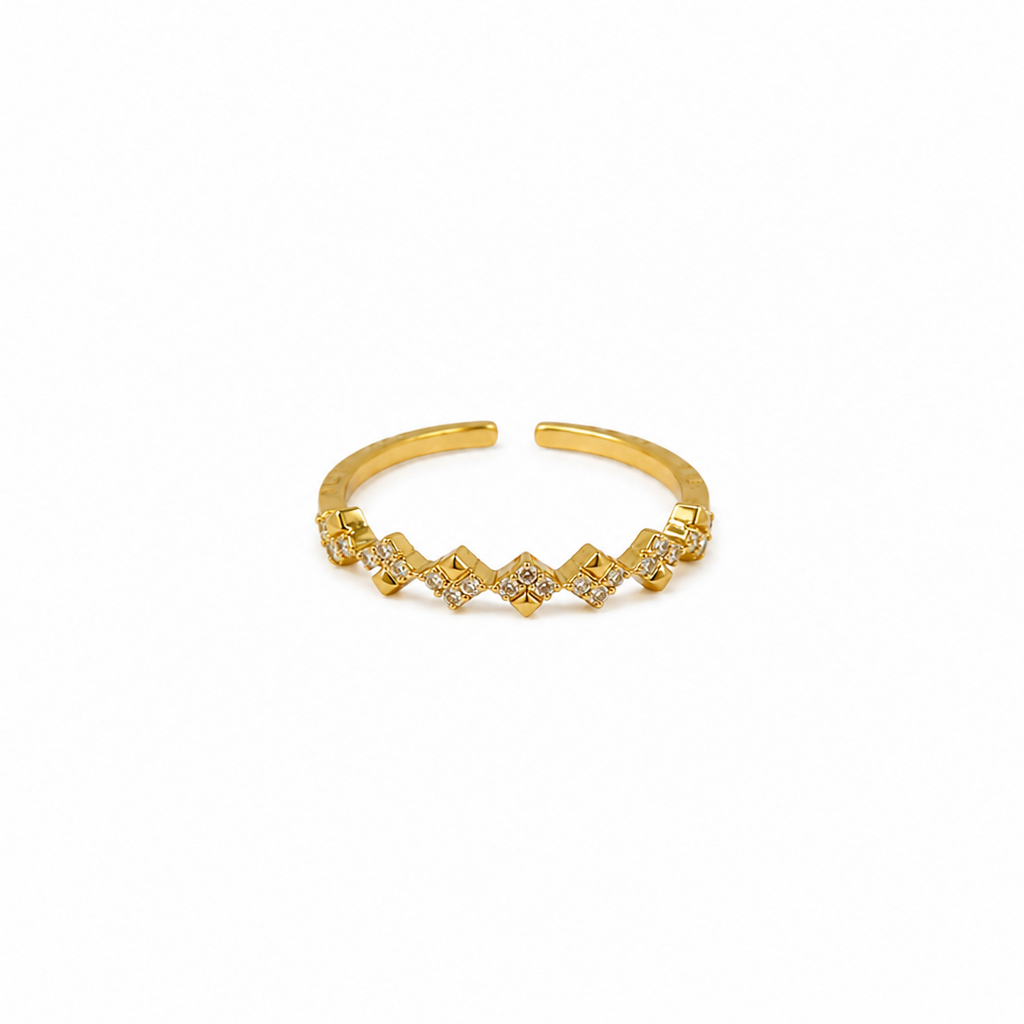 Zaria Geometric Spark Ring