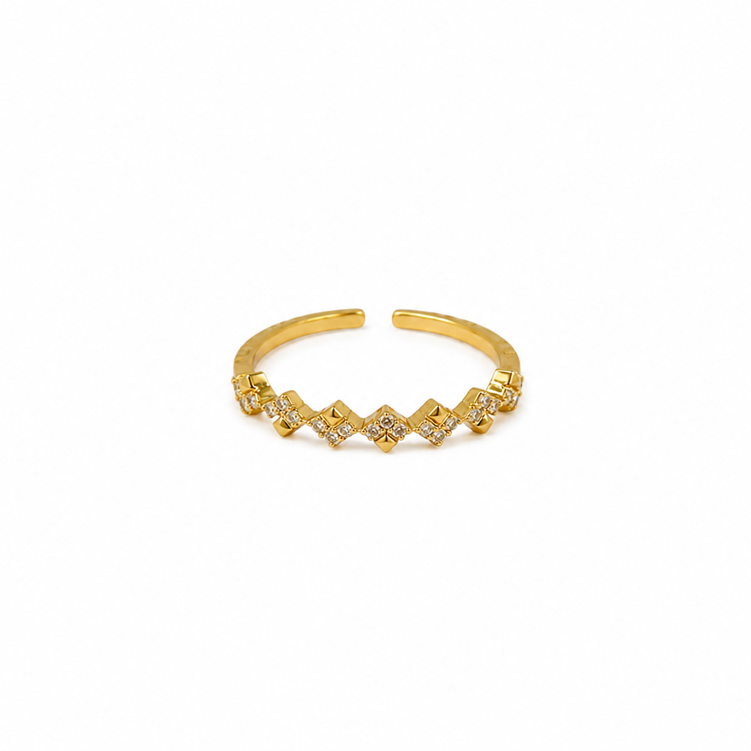 Zaria Geometric Spark Ring