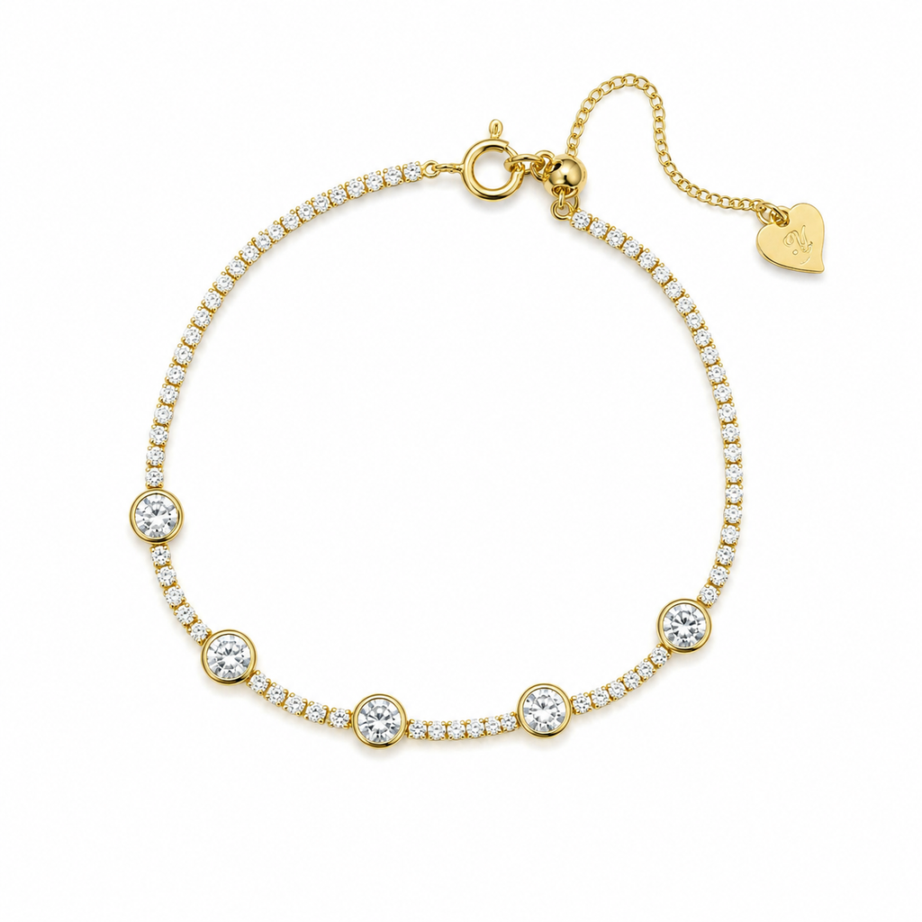 Aurora Gold Charm Bracelet