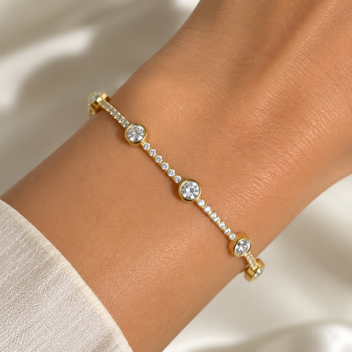 Aurora Gold Charm Bracelet