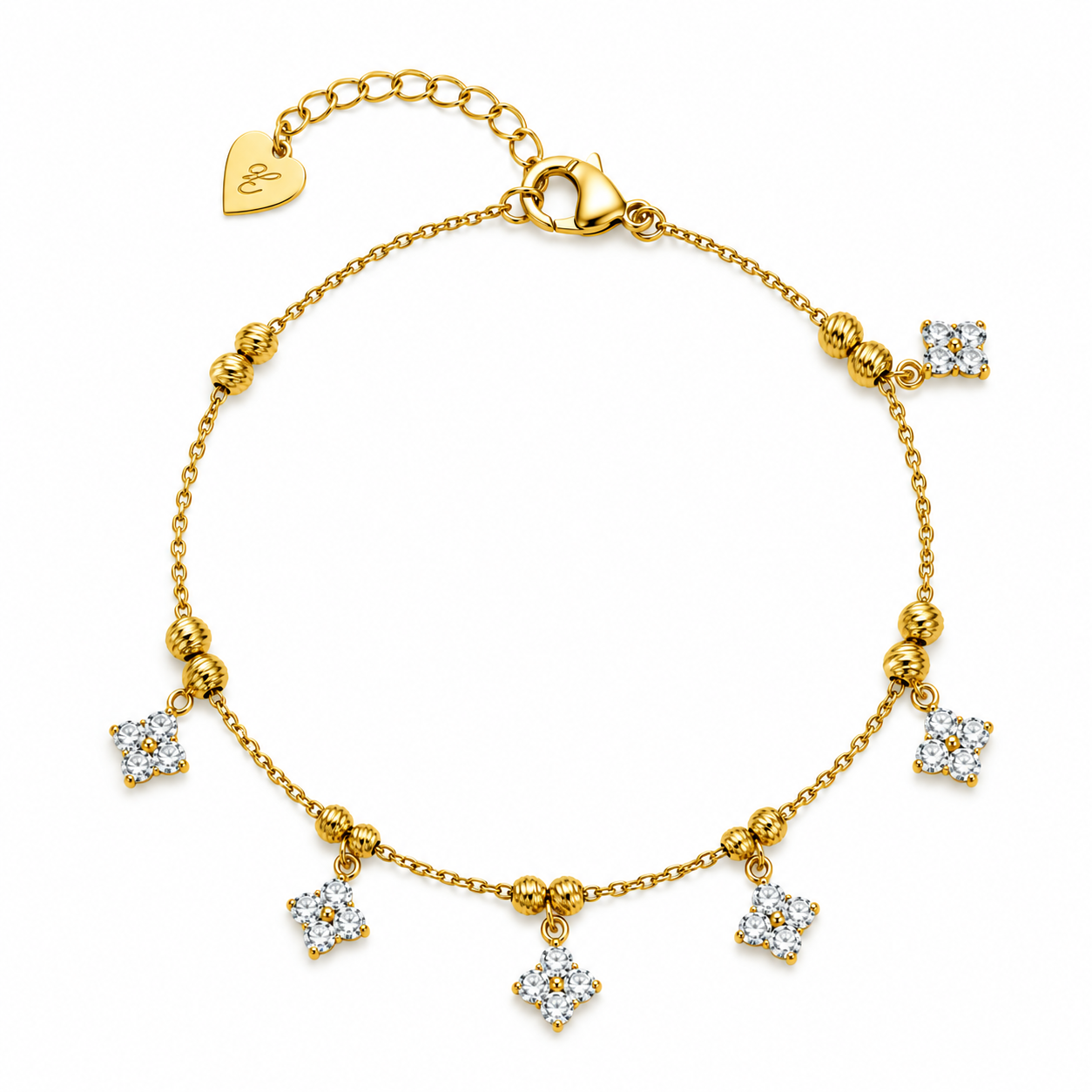 Charlotte CZ Charm Bracelet