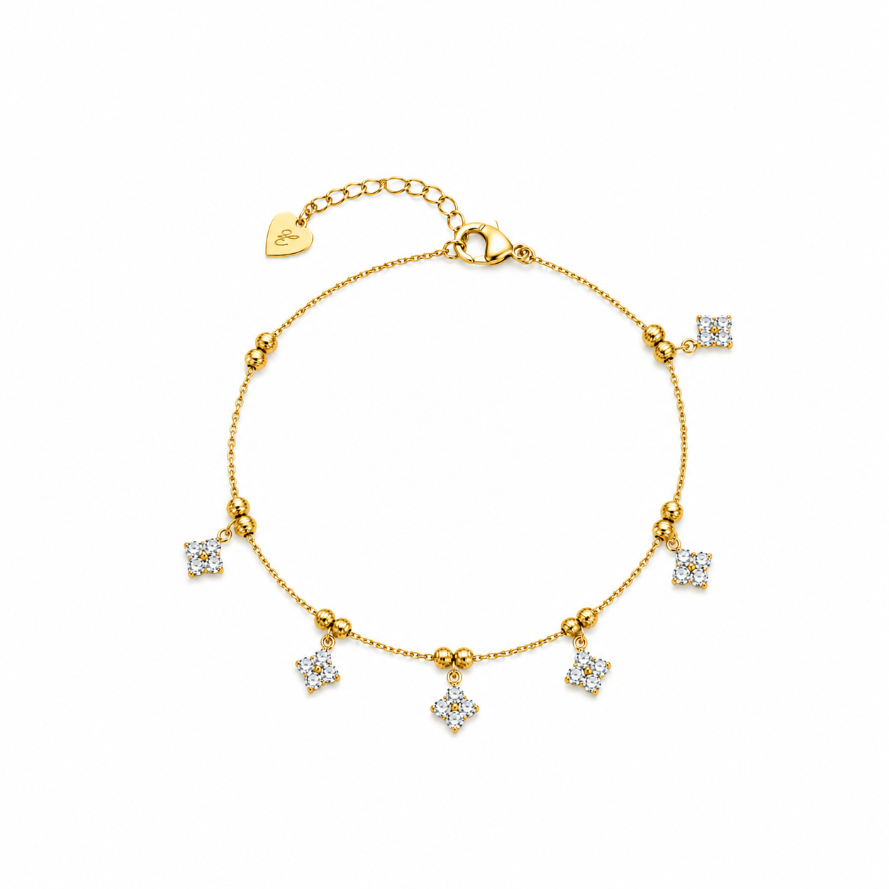Charlotte CZ Charm Bracelet