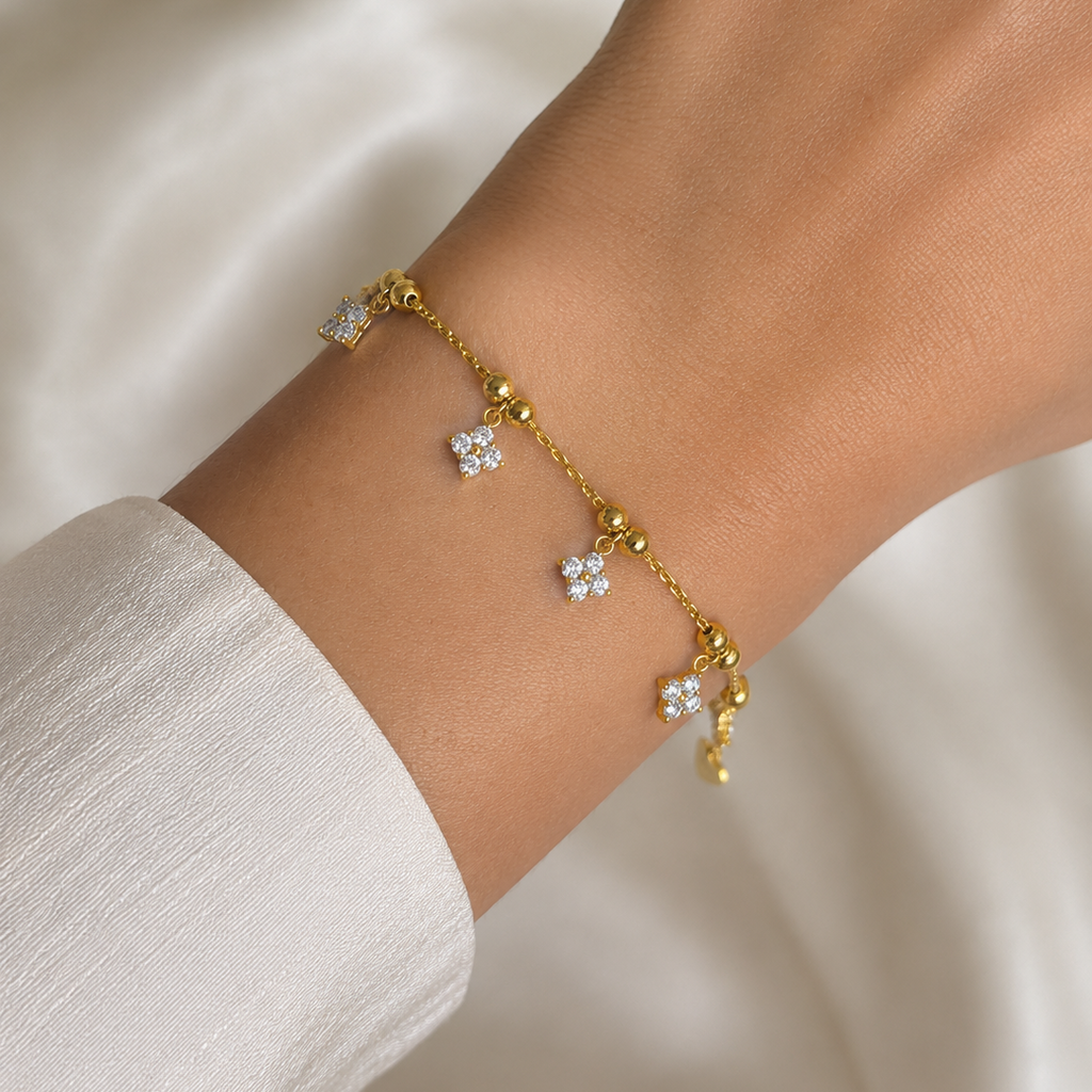 Charlotte CZ Charm Bracelet
