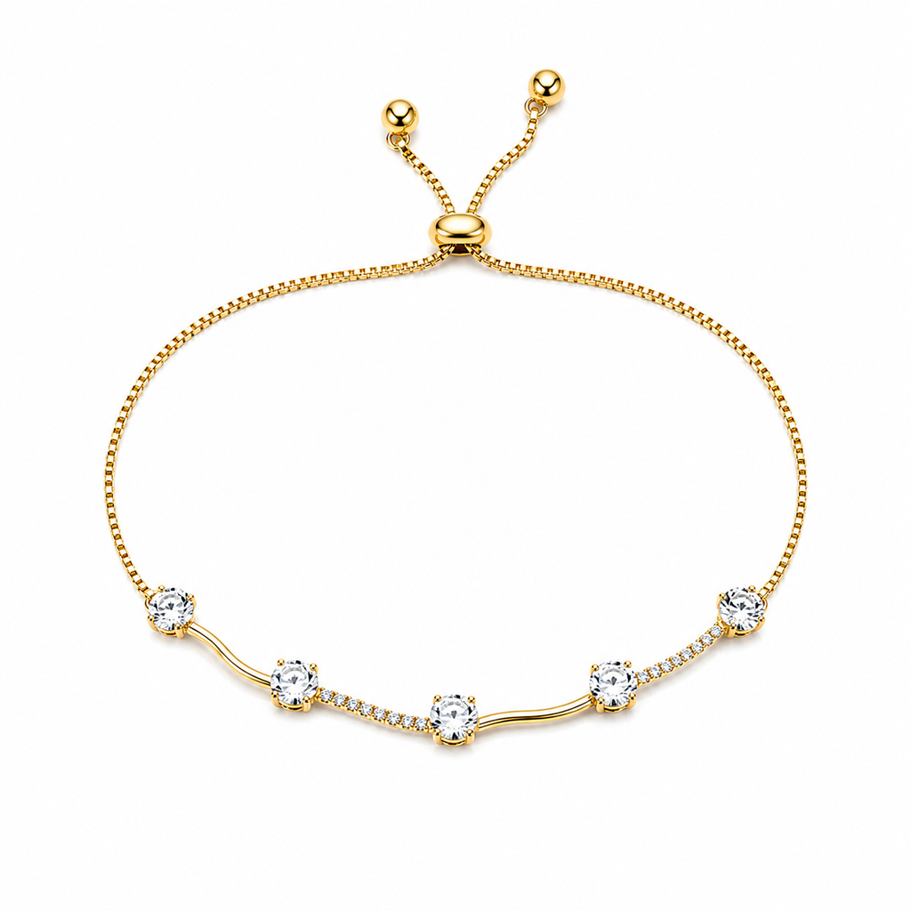 Olivia Adjustable Gold Bracelet
