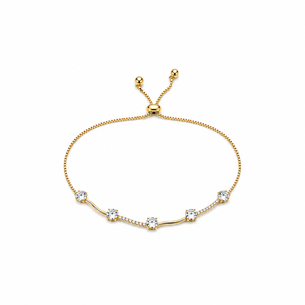 Olivia Adjustable Gold Bracelet