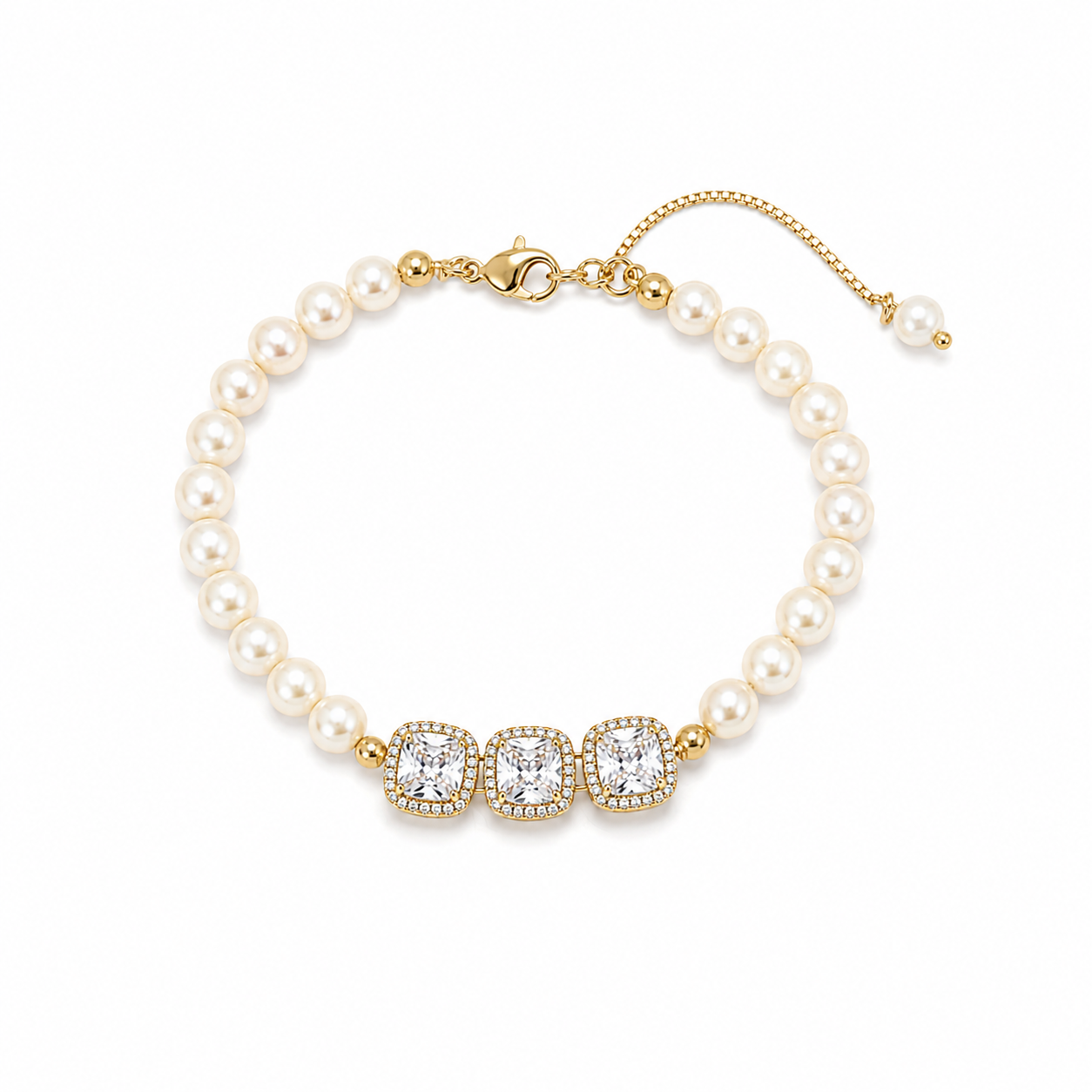Sophia Pearl Tennis Bracelet