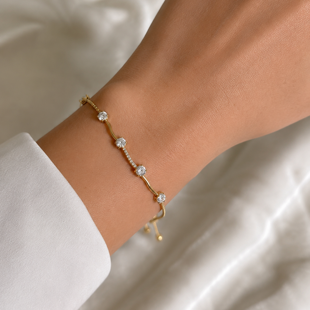 Olivia Adjustable Gold Bracelet