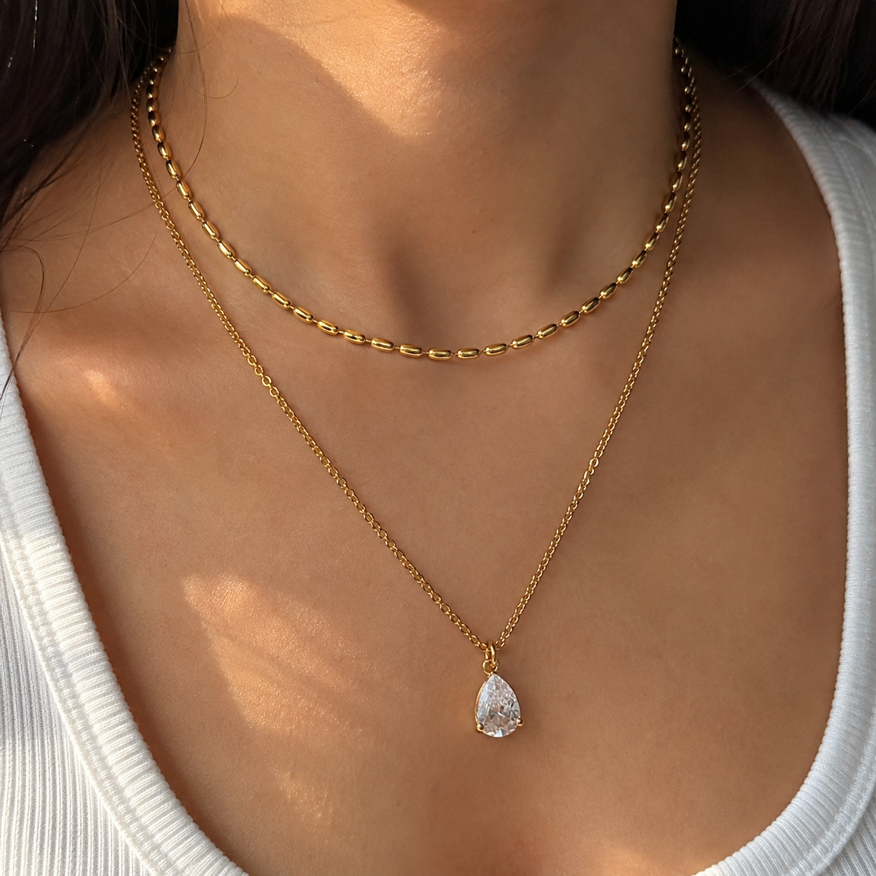 Elara Double Layer Necklace