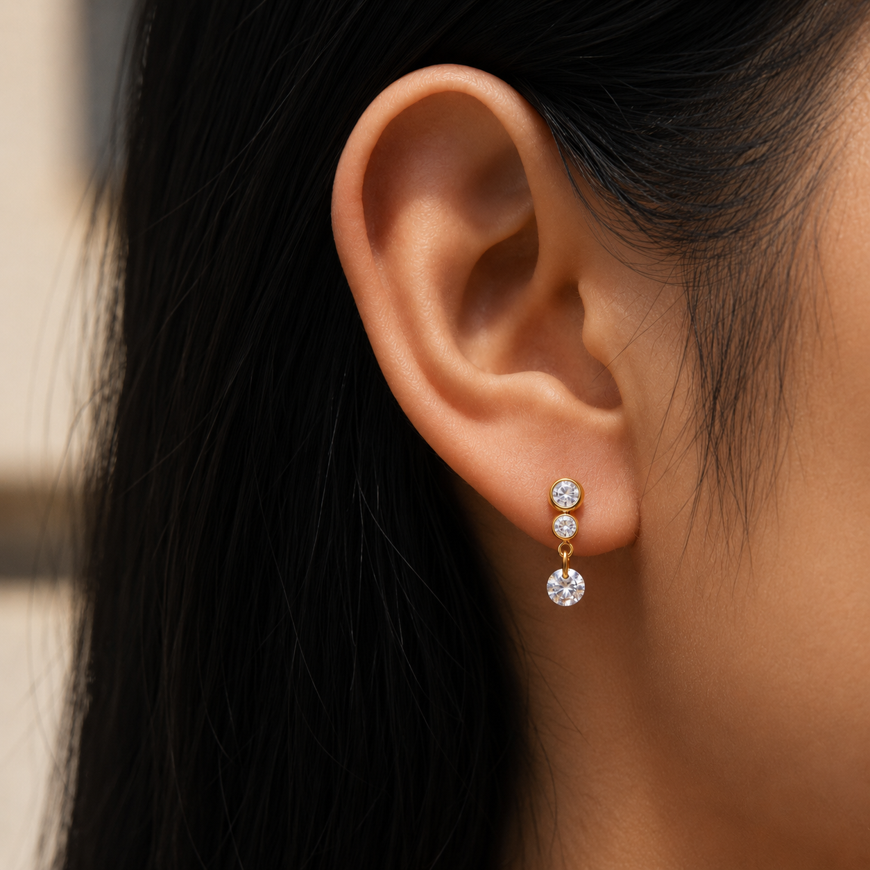 Juliette Petite Danglers Stud Earrings
