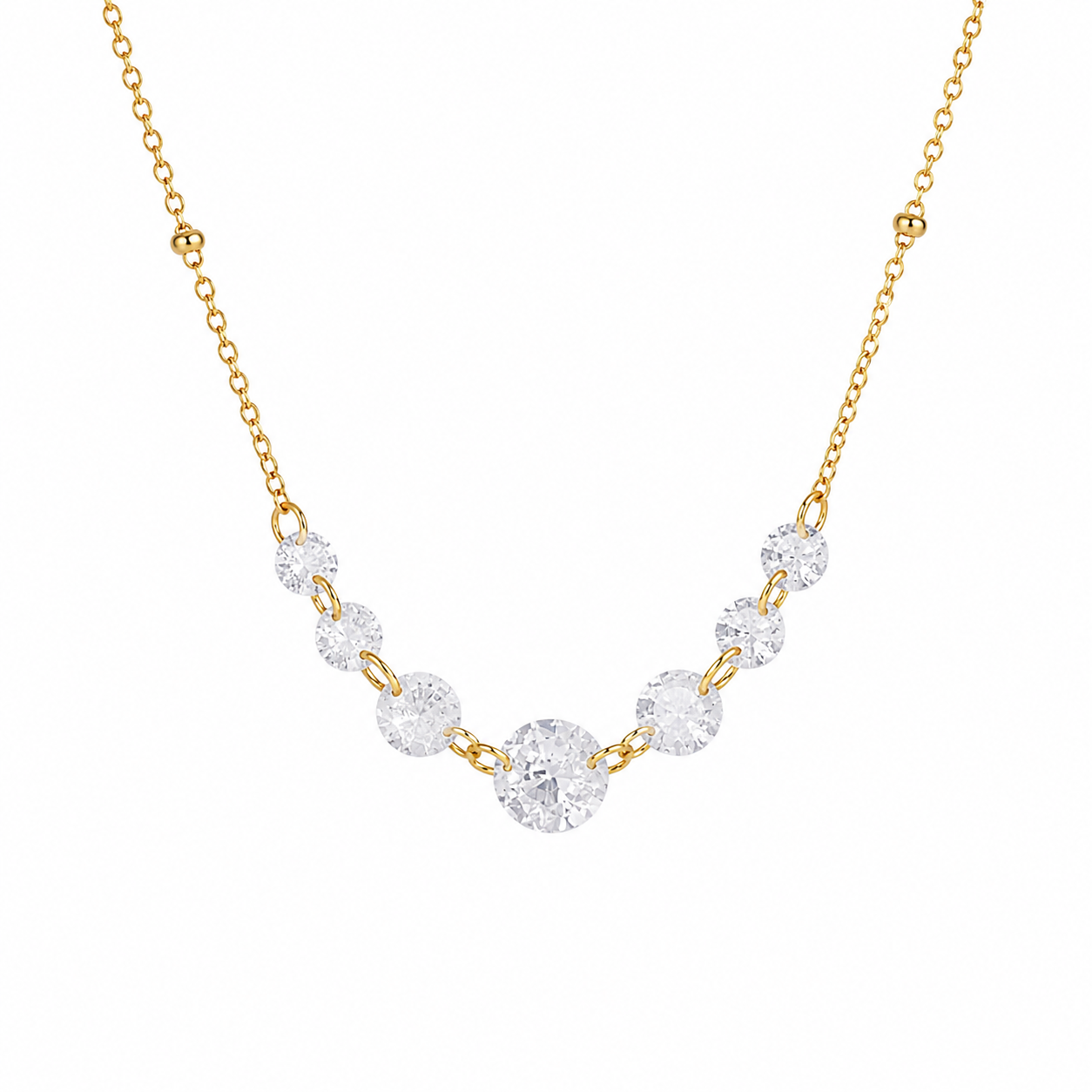 Seraphina Seven Stone Necklace