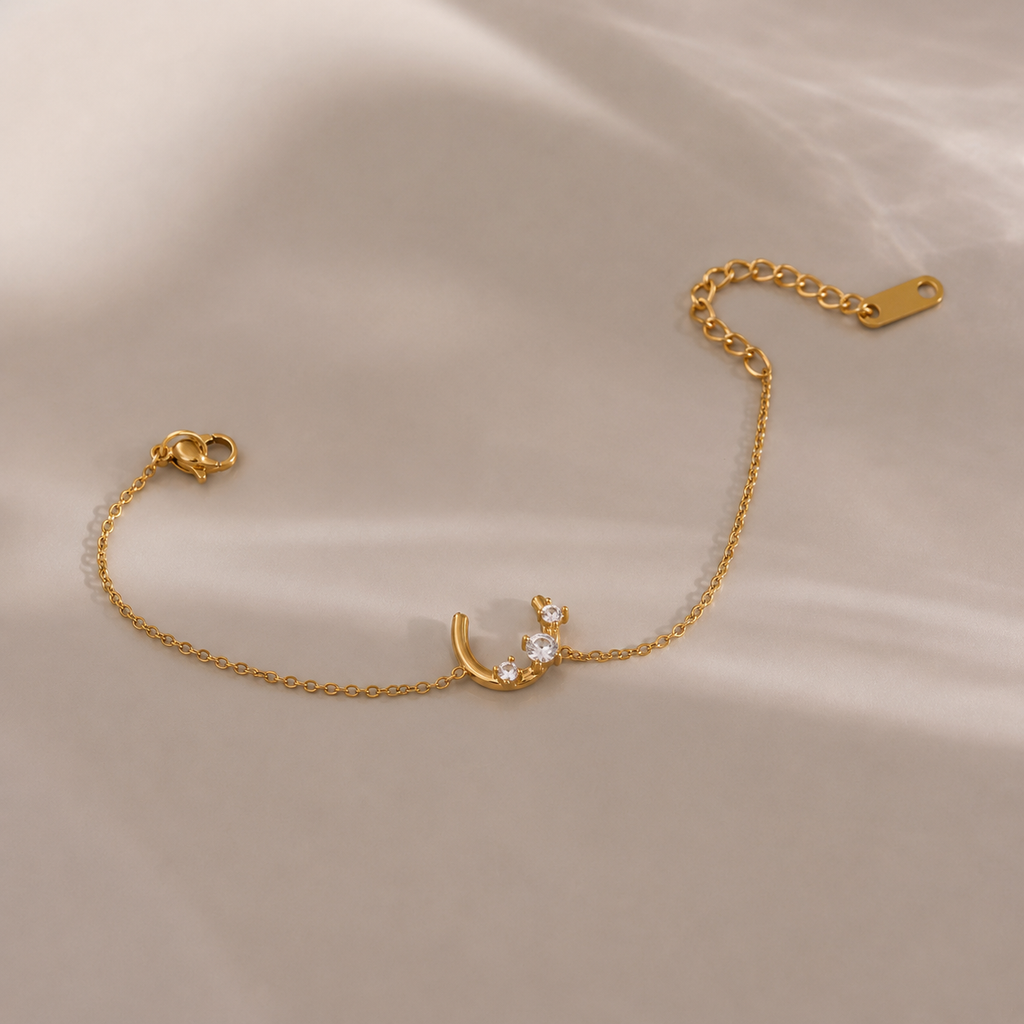 Colette Crescent Moon Bracelet