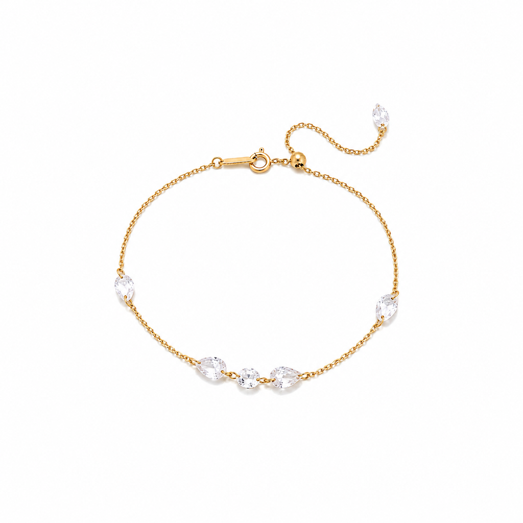 Juliette Pear Station Adjustable Bracelet