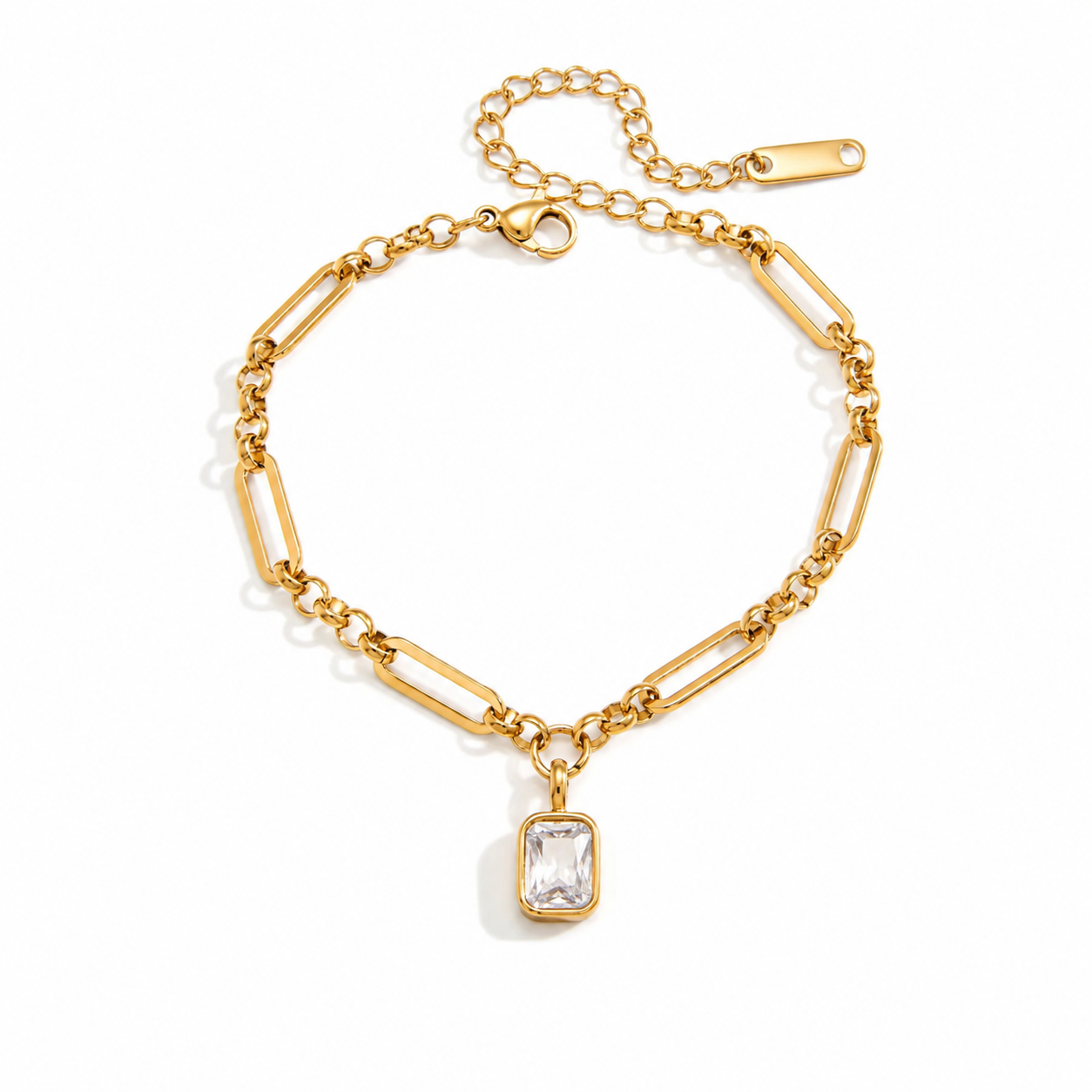 Florence Emerald Cut Bracelet
