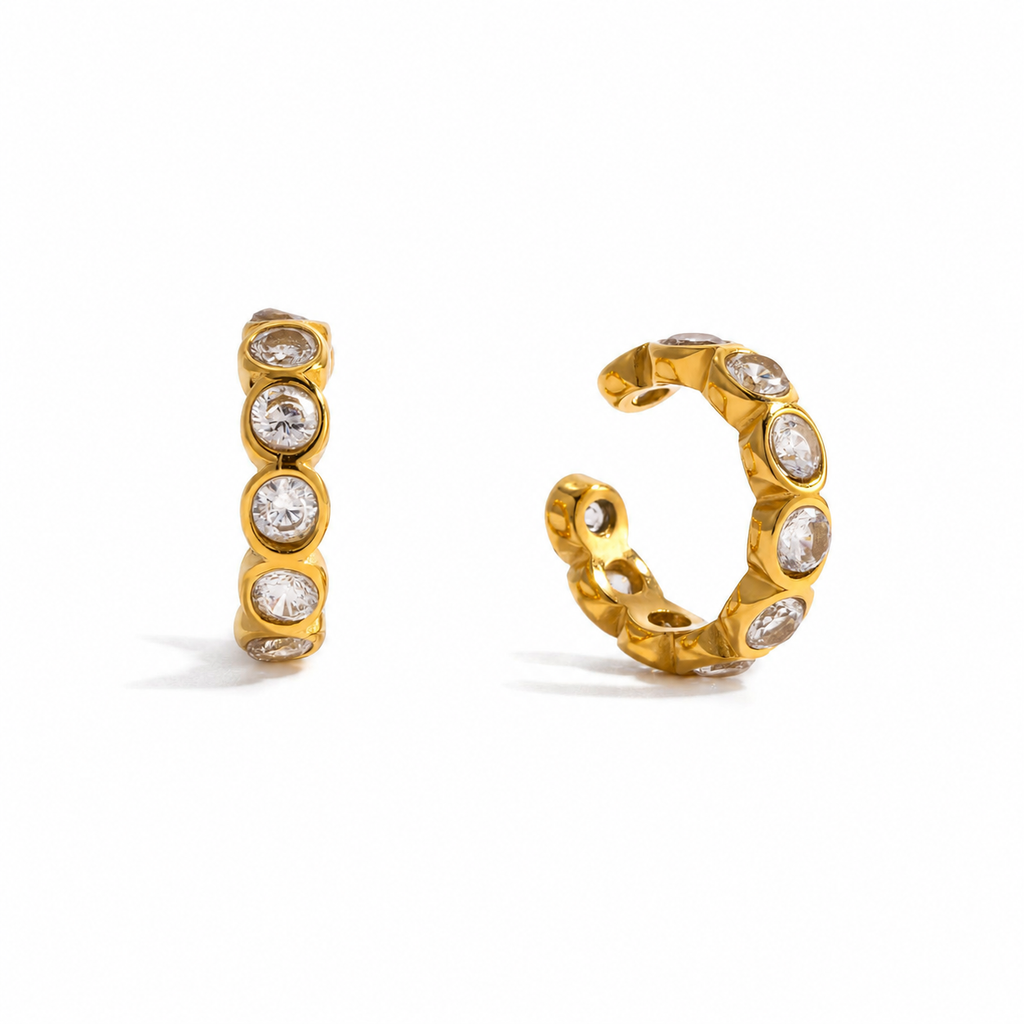 Myra CZ Pave Hoop Ear Cuff