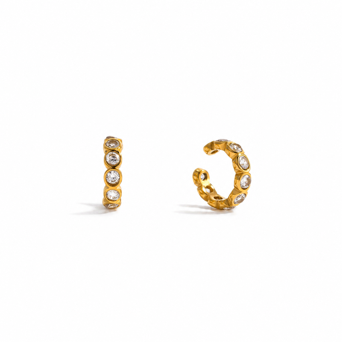 Myra CZ Pave Hoop Ear Cuff