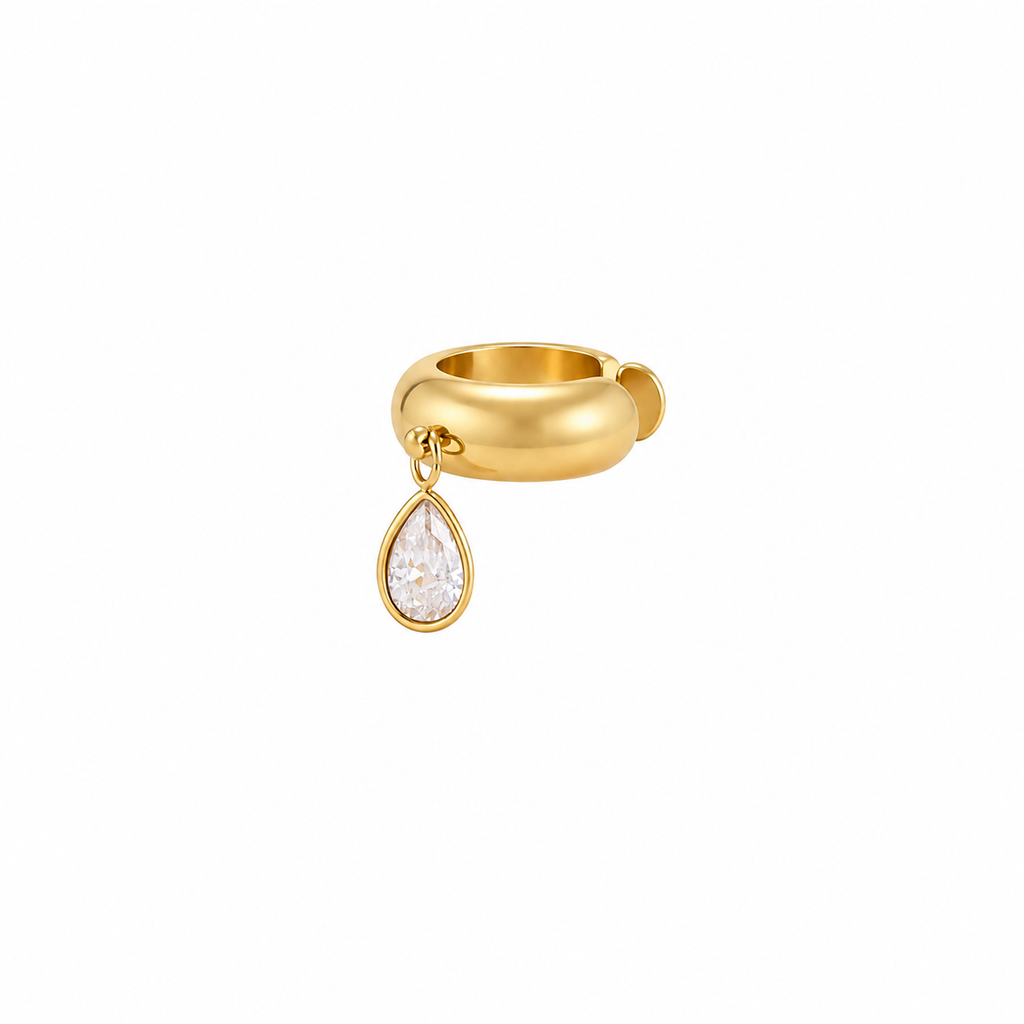 Isla Teardrop Ear Cuff (Right)