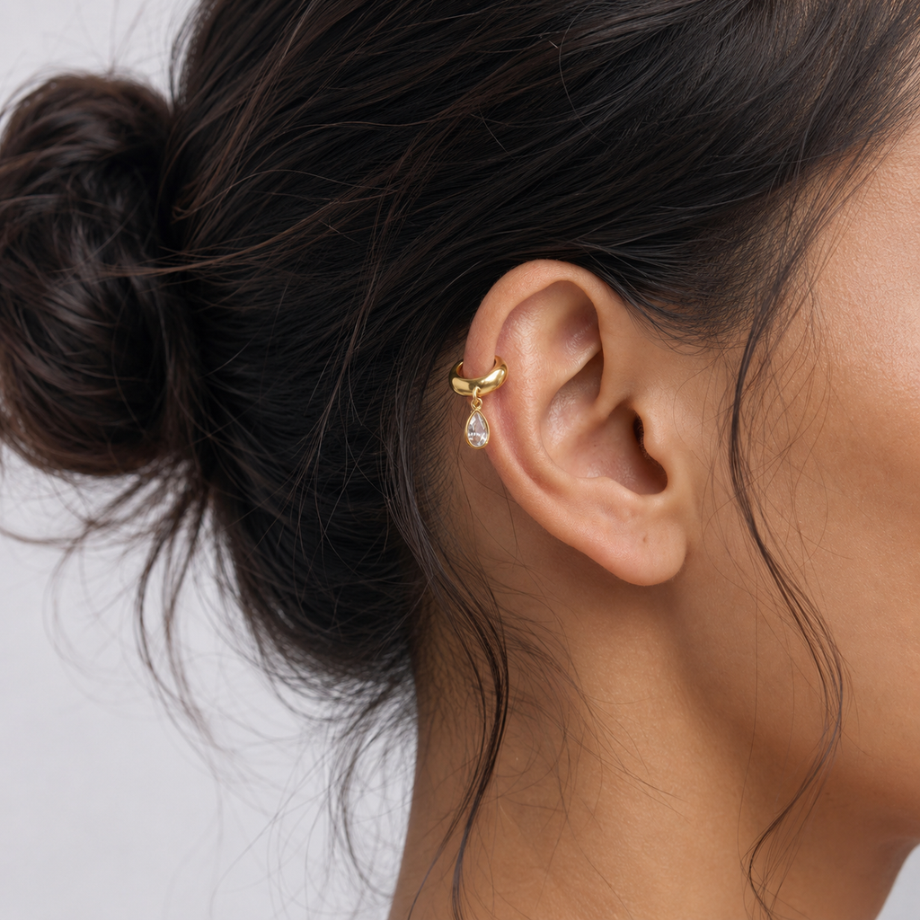 Isla Teardrop Ear Cuff (Right)