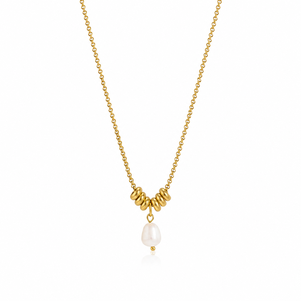 Charlotte Freshwater Pearl Beaded Pendant Necklace