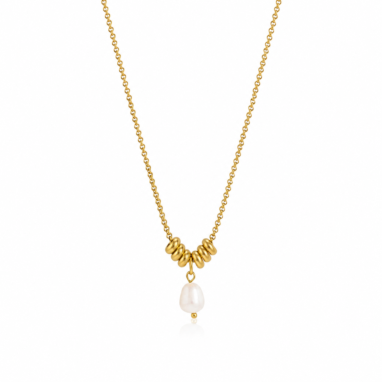Charlotte Freshwater Pearl Beaded Pendant Necklace