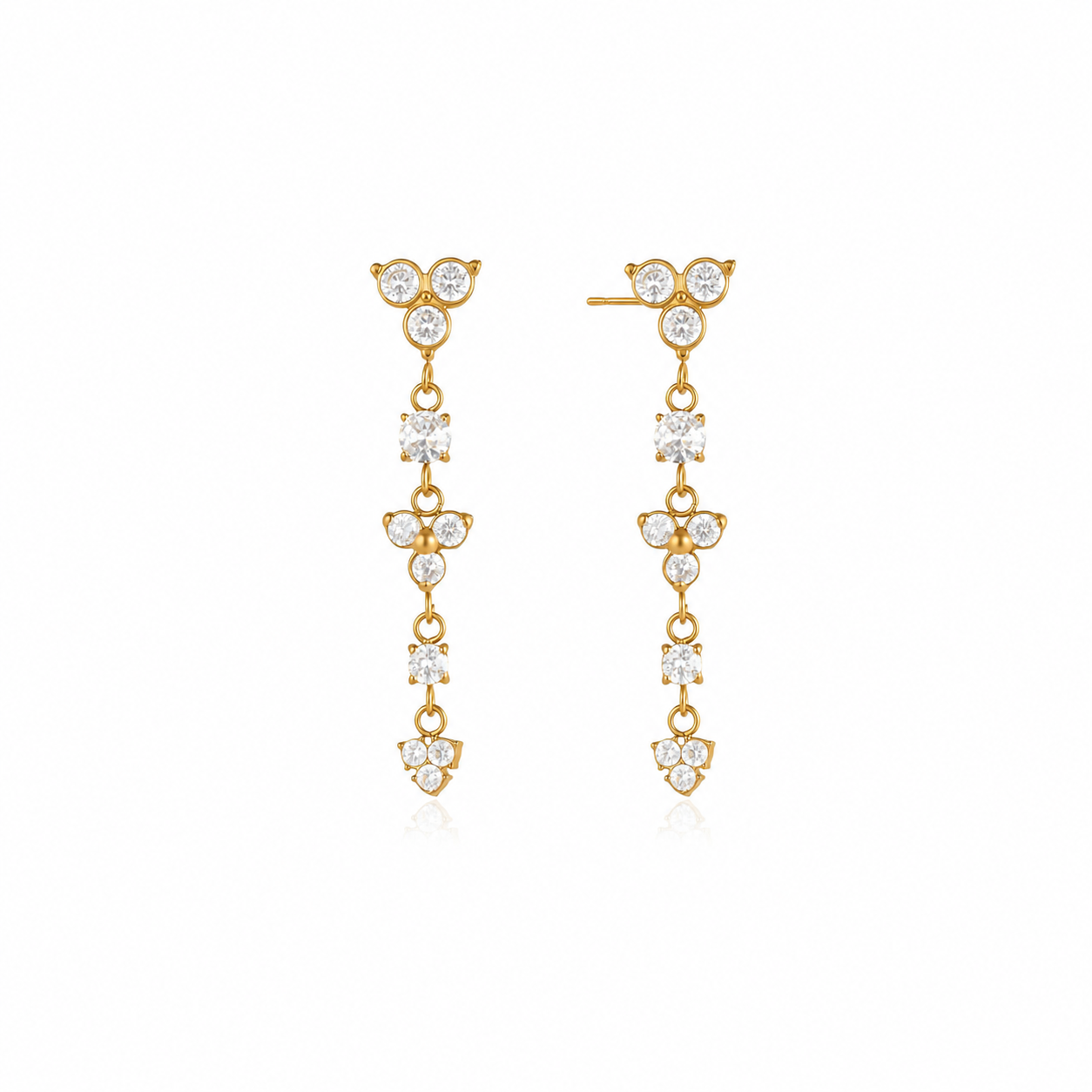 Isabella Floral Cascade Earrings