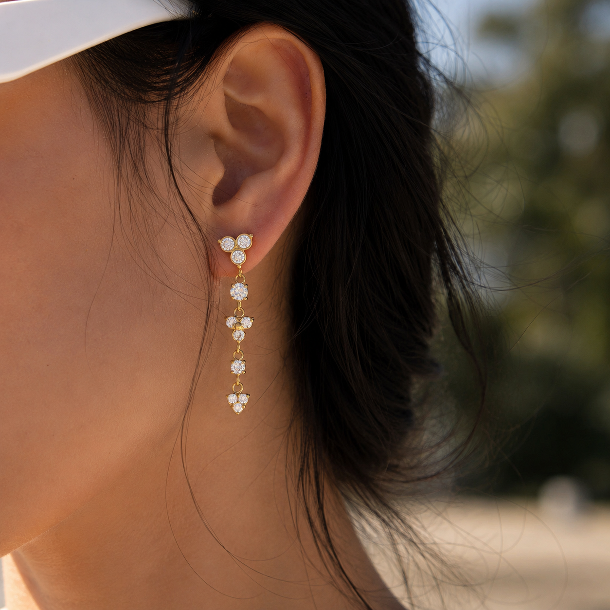 Isabella Floral Cascade Earrings