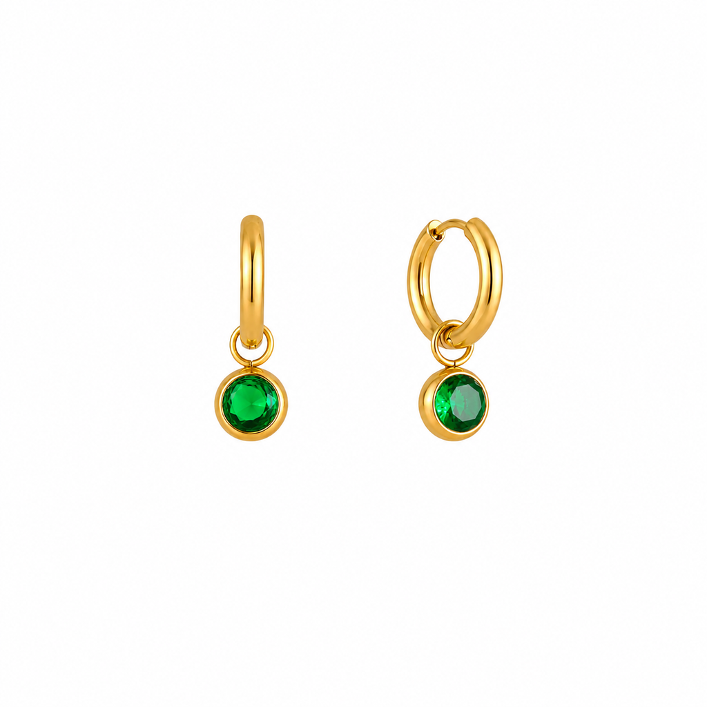 Ariana CZ Hoop Earrings