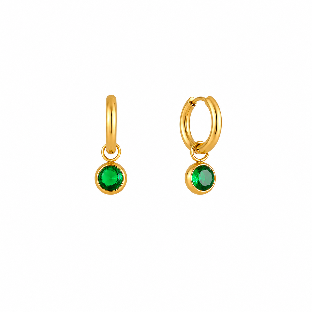 Ariana CZ Hoop Earrings