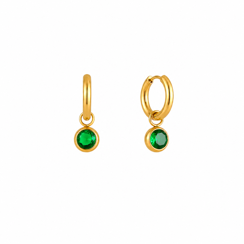 Ariana CZ Hoop Earrings